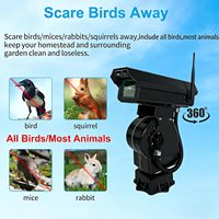 360 °   Répulsif à oiseaux automatique à lumière laser AI, IP65, contrôle intelligent par application, laser programmable