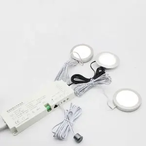 Transformateur de LED multifonction 24W/36W/60W 12V Transformateur d'éclairage à LED Alimentation électrique Multiple Outlets Sensor Switch Cabinet Light LED Driver