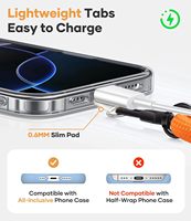 Kabel USB Type-C Pengisian Cepat 5A 2 in 1 dengan Tali Lanyard Kepang untuk Ponsel, Berbahan Zinc Alloy dan PVC, Dapat Disesuaikan, untuk Komputer
