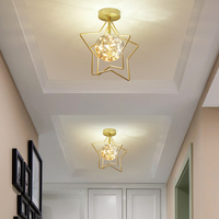 Orridor Plafonniers en fer LED simples et modernes Style nordique de luxe créatif pour vestiaire balcon-Design contemporain