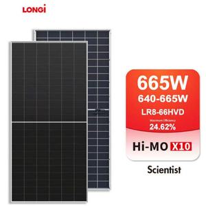A-Klasse für Himo X10 PERC N-Typ HBC Bifaziale Solarmodule LR8-66HVD 640W-665W <span class=keywords><strong>PV</strong></span>-<span class=keywords><strong>Module</strong></span> auf Lager - Product Image 1