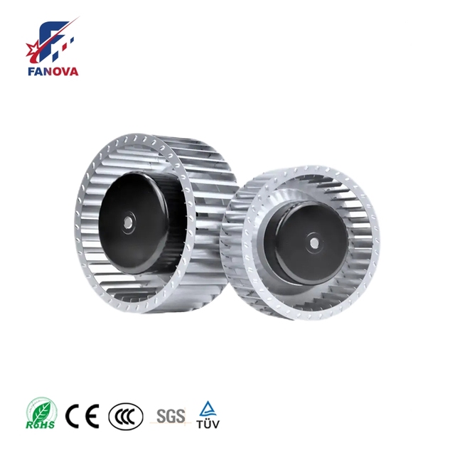 Industrial EC DC Single Inlet High Pressure Forward Centrifugal Fans 140mm 200mm External Rotor Motor Stainless Steel for AHU