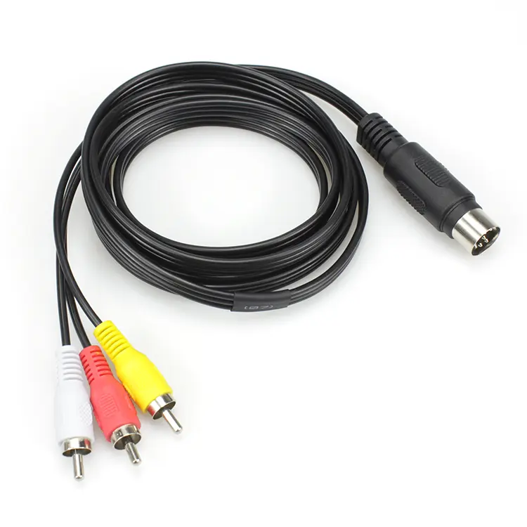 High Grade Cable OEM Customized DVD Connector RCA Stereo Video Audio Cable