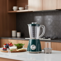 Appareils de cuisine Jizya Licuadora 2026 Vente flash Mixeur multifonction à vitesse variable Lames en acier inoxydable 250W