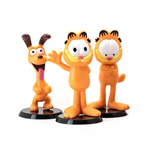 Figura de PVC Garfield Cat colecionável feita sob medida de fábrica, figura de ação Garfield, coleção de brinquedos, presente criativo