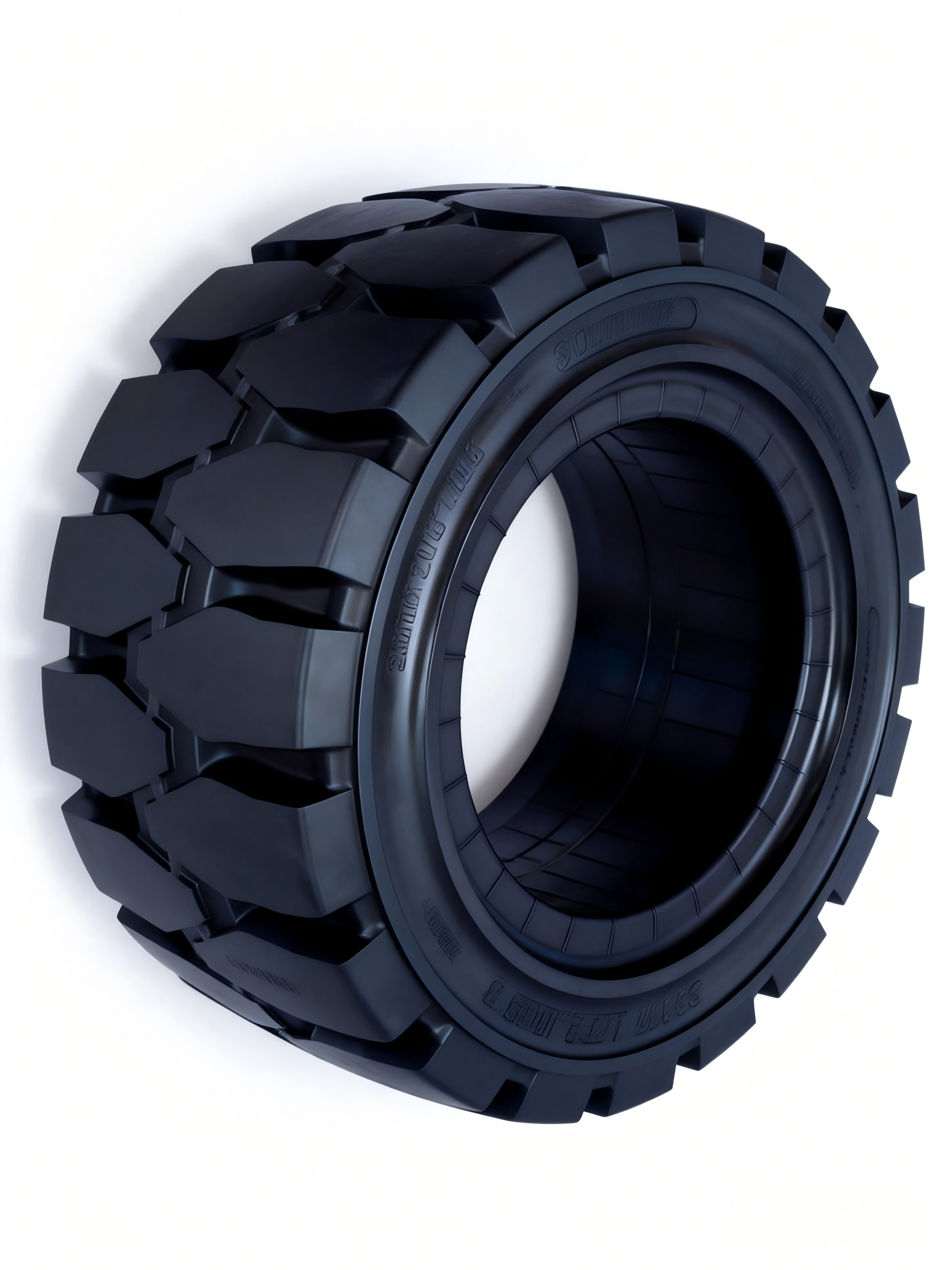 23x9-10 Solid Forklift Tire Heavy Duty Steering Wheel for Electric Diesel Forklift Replacement