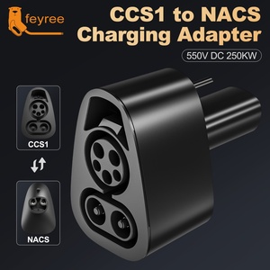 Adaptador Feyree Ccs1 a Tesla con Enchufe de Carga Rápida Ev, Adaptador de Corriente Continua de 200 A para Vehículos Eléctricos, Conector de Cargador Ev, Ccs1 a NACS - Product Image 2