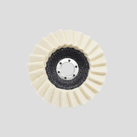 Disques à lamelles en maille haute densité de 100 mm, 115 mm, 125 mm pour meuleuse d'angle, disque de polissage de pierre avec conception en laine et en page