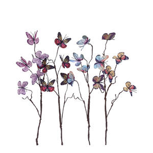 SN-Z2006 Artificial Branch Butterfly Home Wedding Decoration Centerpieces Flower Bouquet Butterfly <strong>Dead</strong> Artificial Tree Branch - Product Image 1