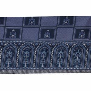 HEAVENBIRDS Juego de Sábanas Planas Estampadas en Azul Oscuro, Estilo Natural Ecológico, 2 Fundas de Almohada, Juego de Funda Nórdica de Algodón de 300 Hilos - Product Image 3