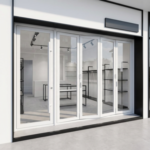 Porte pliante haut de gamme au design esthétique, portes pliantes gauche-droite sécurisées pour <span class=keywords><strong>garage</strong></span>, portes pliantes pour station de lavage de voitures - Product Image 6