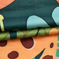 Tissu extensible en polyester/spandex imprimé numérique personnalisé, antistatique, respirant, motifs géométriques abstraits, léger, pour canapé