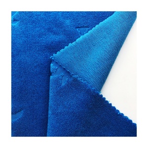 Vendita calda 390gsm 75% <span class=keywords><strong>cotone</strong></span> 25% poliestere Jacquard <span class=keywords><strong>spugna</strong></span> tessuto a maglia palma per ragazza e ragazzo giacca <span class=keywords><strong>accappatoio</strong></span> - Product Image 5