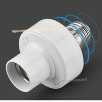 Douille connectée Tuya WiFi E27 avec télécommande sans fil, prise intelligente marche/arrêt pour support d'ampoule LED