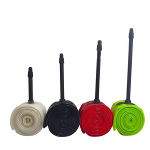 Chambre à air en TPU pour vélo de route 700C, <span class=keywords><strong>700x25</strong></span>-35 F/V-60mm, valve Presta, épaisseur 0,30 mm, poids 35g - Product Image 6
