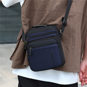 Men's Crossbody Bag Oxford Cloth 7 Inch Multifunctional Lightweight Shoulder Bag For Everyday Use - Product Image 2