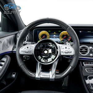 พวงมาลัย AMG 809 สำหรับ <span class=keywords><strong>Mercedes</strong></span>-Benz C E <span class=keywords><strong>S</strong></span> GLC GLE GLS W205 W213 W222 X253 W166 W167 GLE300 คาร์บอนไฟเบอร์ หนังรูระบายอากาศ - Product Image 1