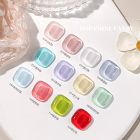 AMO Vernis à ongles en gel 15ml 15g 2025 Trendy Passion Candy Macaron Colors 12 DIY Colors in Bottle
