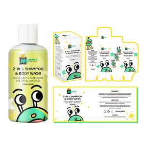 Biologische Pasgeboren Baby 'S Huidverzorging Body Wash Baby 2 In 1 Douchegel Babybadje En Verzorgingsproducten - Product Image 5