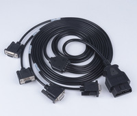 Cable de Diagnóstico OBD2 de 16 Pines a 4 Pines DB9, Cable de Conexión OBD2 para Herramienta de Diagnóstico de Automóviles