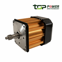 Moteur BLDC Toppower 500W TP-120 de forme carrée, 48V, étanche IP54, à aimant permanent, à commutation sans balais, certifié CCC/CE, pour panneau