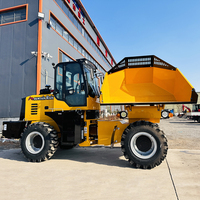 Chargeuse sur pneus chinoise MOUNTAIN RAISE, benne basculante, puissance 4x4, mini benne basculante diesel, 6 tonnes, engin de terrassement