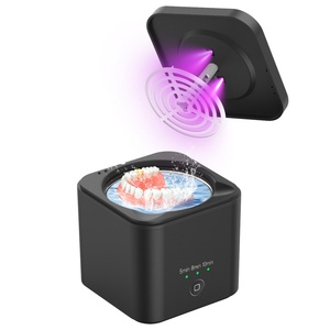 Ultrasonic UV Cleaning Jewelry Watch Washing Dental False Teeth Aligner Retainer Mouth Guard Ultrasonic <b>Denture</b> Cleaner - Product Image 1