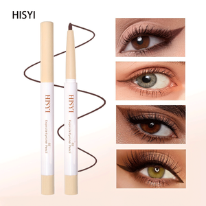 Lápices de <span class=keywords><strong>delineador</strong></span> de ojos impermeables de larga duración, maquillaje de ojos a prueba de manchas de pigmento alto, colores duales, ingredientes minerales fáciles para principiantes - Product Image 1