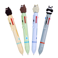 Nuevo Diseño Creativo con Temática de IP, Bolígrafo de 8 Colores, Bolígrafo Multicolor con Clic Lateral, Bolígrafo con Diseño de Animal 3D