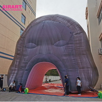 Tunnel gonflable géant pour filles, tunnel gonflable personnalisé pour filles avec motif de dessin animé pour thème d'anniversaire
