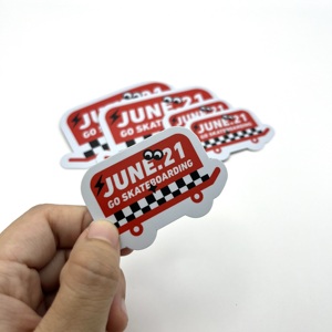 Etiquetas Adhesivas de Vinilo PVC para Skateboard, Resistentes a los Rayos UV, Impermeables, Autoadhesivas, sin Residuos, Fáciles de Despegar - Product Image 1