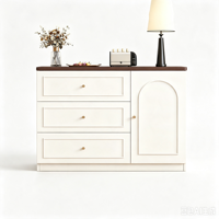 Nouveau buffet de style français, armoire de rangement intégrée pour café et vin, pour cuisine et salon