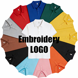Polo à manches courtes pour homme en coton respirant, idéal pour le golf, les occasions décontractées et les affaires, avec broderie personnalisable, haute qualité - Product Image 5