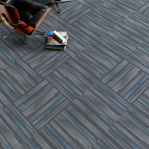 Selbst klebender feuer hemmender Luxus-Büro fliesen teppich 100mm * 100mm Teppich fliesen in Nylon-Teppich fliesenboden - Product Image 6