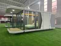Nouvelle conception de maison capsule, maison préfabriquée de luxe, maison modulaire préfabriquée, hôtel mobile, maison