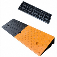 Rampe de seuil modulaire en caoutchouc jaune et noir Xinhong, à assembler, haute visibilité, pour allée, entrée de garage, personnalisable