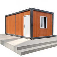 Maison conteneur de luxe pliable en acier léger, mobile, flexible, au design moderne et léger, pour camping, chambre, salle d'activités, mini et portable
