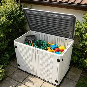 Boîtes de rangement de jardin VERTAK 736L, bac de rangement extérieur pour coussins de patio, jouets de piscine, outils de jardinage, équipement sportif - Product Image 1