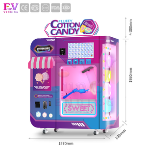Máquina Expendedora de Algodón de Azúcar Fácil de Usar con Video de Entrenamiento para Tiendas Emergentes - Product Image 2