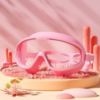 Ensemble de lunettes de natation pour enfants-Masque de plongée à lentille unique anti-buée pour garçons et filles