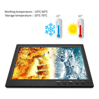 Monitor LCD TFT Industrial OEM de 10.1 Pulgadas con Retroiluminación LED, Resolución de 1024x600, Interfaces VGA, Relación de Aspecto 16:9/16:10
