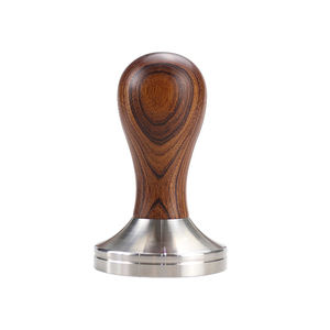 Herramientas <span class=keywords><strong>Barista</strong></span> 51mm 53mm 58mm mango de madera café en polvo prensa Espresso Maker accesorios Base plana café Tamper - Product Image 1