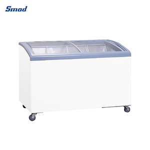 Congelador Exhibidor Comercial con Puerta de Vidrio Curvo de 330L para Ddh-460xu(jy/l) Ddh-360xu(jy/l) - Product Image 5