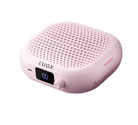 LG207 Aspirateur à poussière pour ongles rechargeable, couleurs macaron, ABS, 6000 tr/min, forte aspiration, 20W, extracteur de poussière professionnel pour ongles