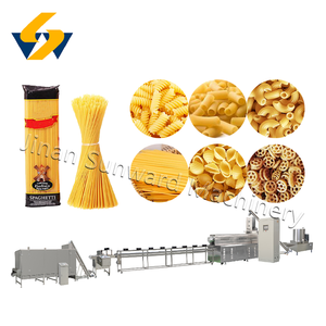 Macaroni/ spaghetti à double vis de capacité moyenne faisant la machine d'extrudeuse ligne automatique de production alimentaire de pâtes - Product Image 5