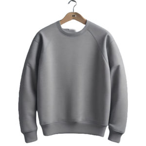 Sudadera forrada Polar-Sudadera cálida informal de manga larga de algodón pesado-Jersey de invierno de cuello redondo suave - Product Image 4