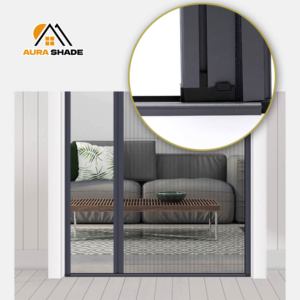 Bán chạy nhất nhà máy có thể tháo rời xếp li côn trùng có thể thu vào màn hình Cửa Kit thiết kế hiện đại gấp muỗi <span class=keywords><strong>Net</strong></span> chống côn trùng - Product Image 5