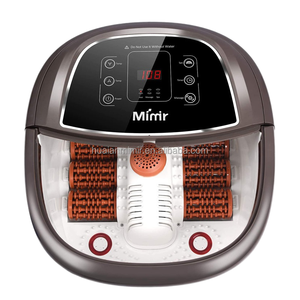 เครื่องนวดเท้าไร้สายพร้อมฟองน้ำร้อนสำหรับทำสปาเท้า ทำความสะอาดรูขุมขนอย่างล้ำลึก นำเข้าจากจีน - Product Image 1