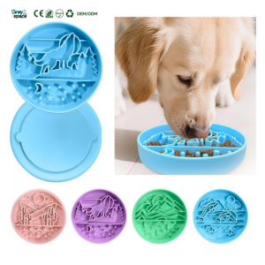 <span class=keywords><strong>Ciotola</strong></span> per Cani a Lenta Alimentazione dal Design Moderno 2026, in Silicone, Lavabile in Lavastoviglie e Utilizzabile nel Microonde, con Funzione Antiscivolo per Cuccioli - Product Image 1