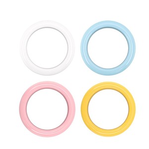 Anneaux décoratifs pour lits d'enfants, anneaux de retenue ronds en plastique, accessoires pour portes d'armoires, 18mm 25mm - Product Image 1